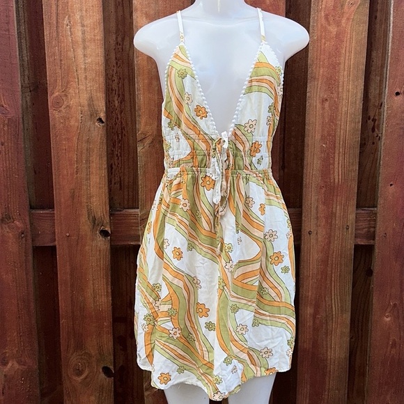 Wild Fable Women's Sleeveless Triangle Cup Fit Flare Dress Size L - Picture 3 of 14